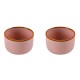 Set x2 Ramequin cerámica 9x5,5 cm ROSADO