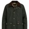 Campera Tipo Encerada Verde Oscuro