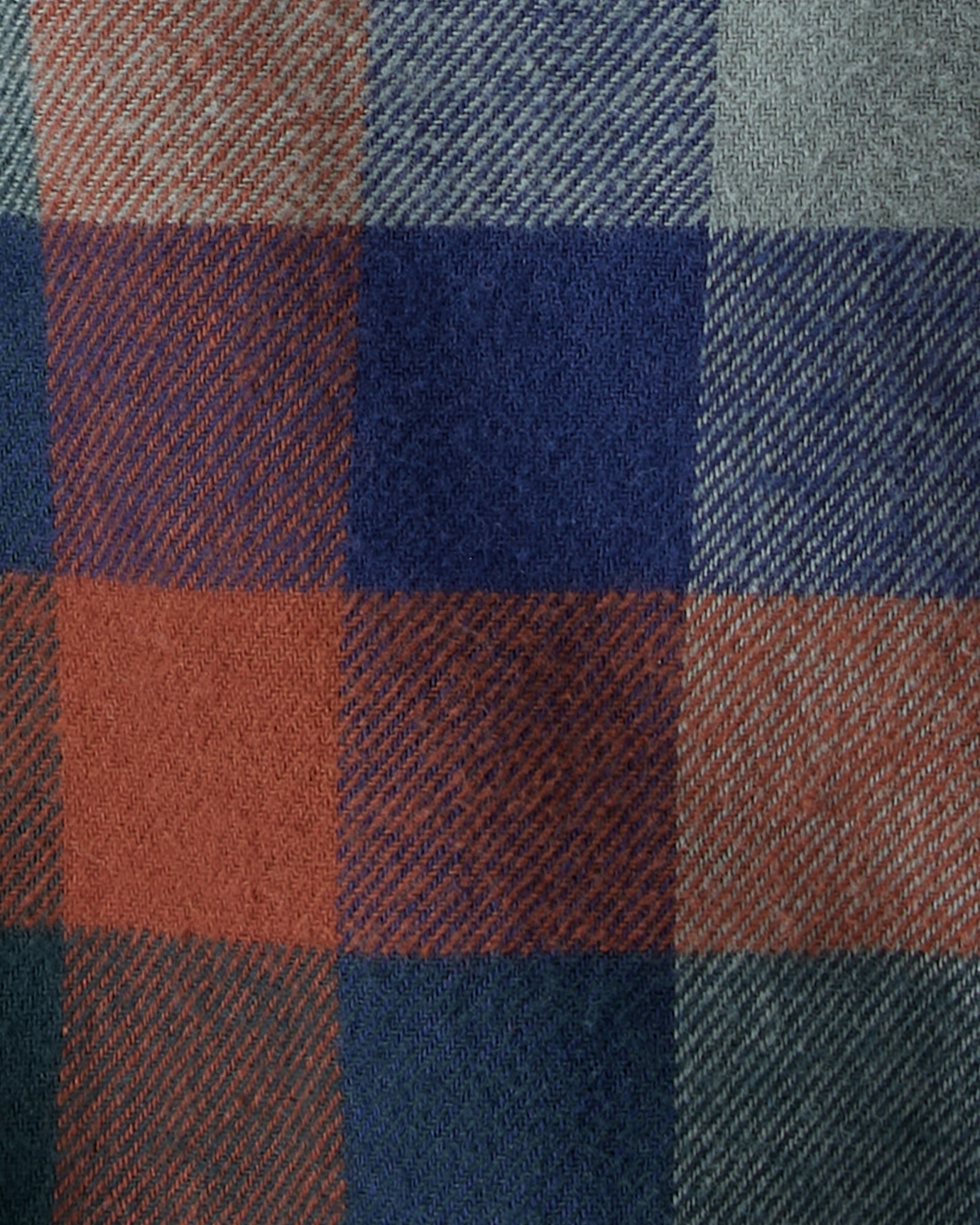 Body camisa de franela, diseño a cuadros Sin color