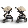 Coche de bebé Bebesit Travel System Jumbo con Baby Silla Beige