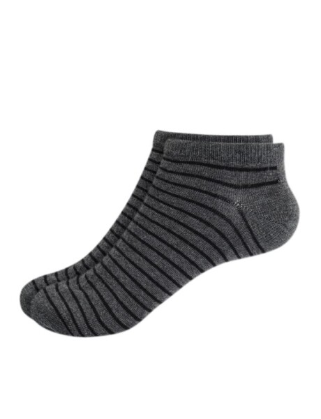 SOQUETE RAYADO Gris