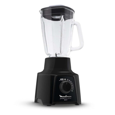 Licuadora Moulinex Powermix Jarra De Vidrio 8 Velocidades Negro