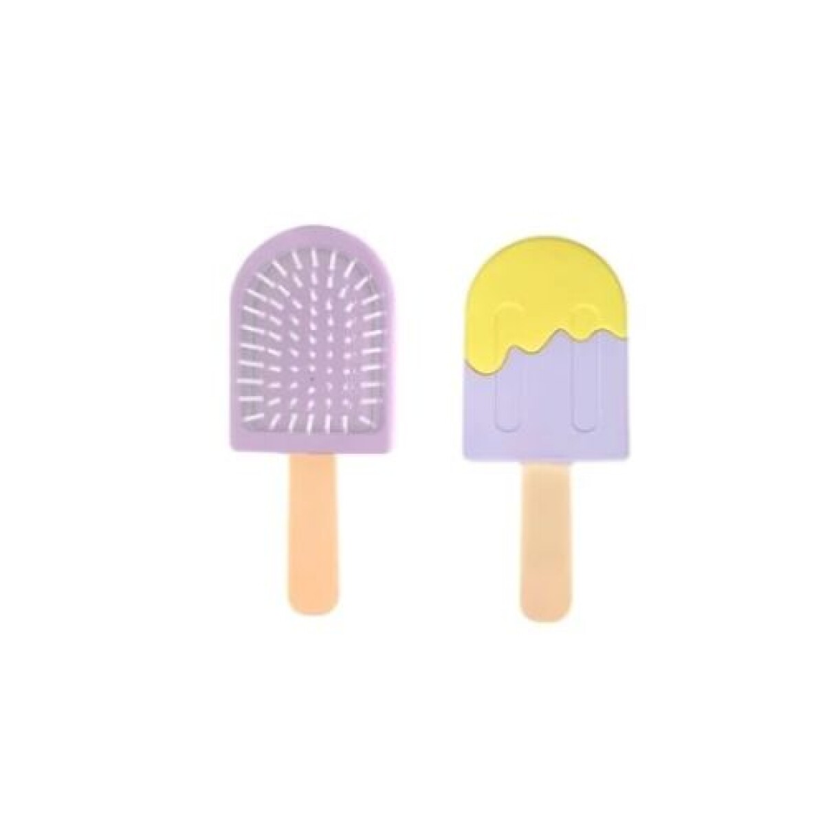 Peine cepillo helado palito - Lila 