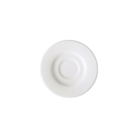 Plato para Té de Porcelana Blanca 16 cm Actualite Plato para Té de Porcelana Blanca 16 cm Actualite
