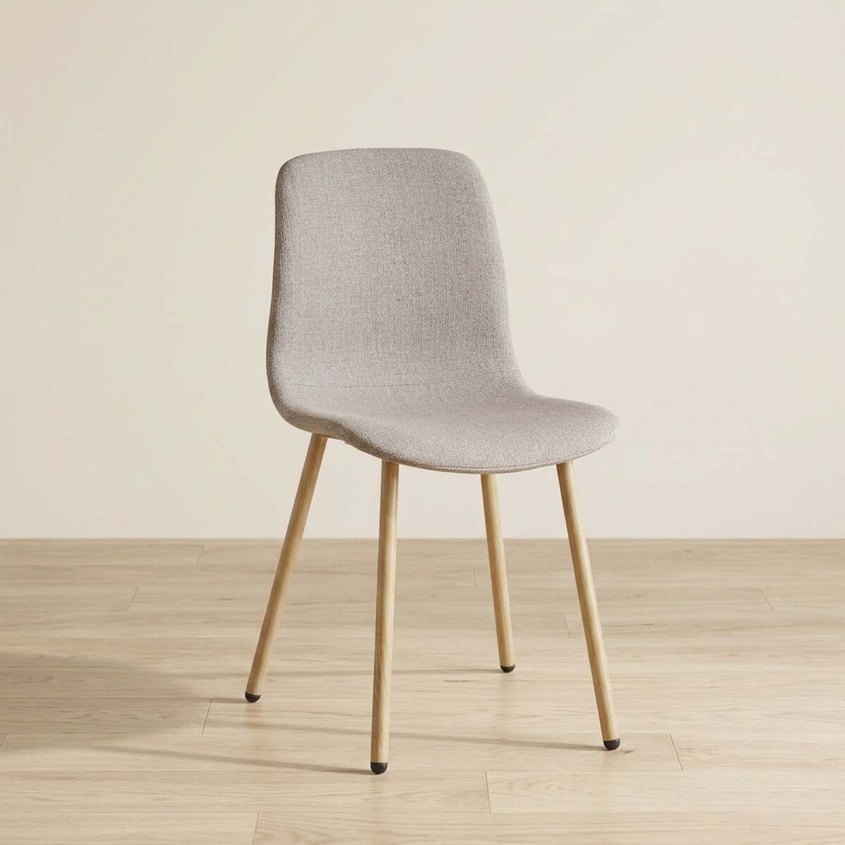 SILLA DE COMEDOR - METAL-Y-TELA MARRON CLEO 