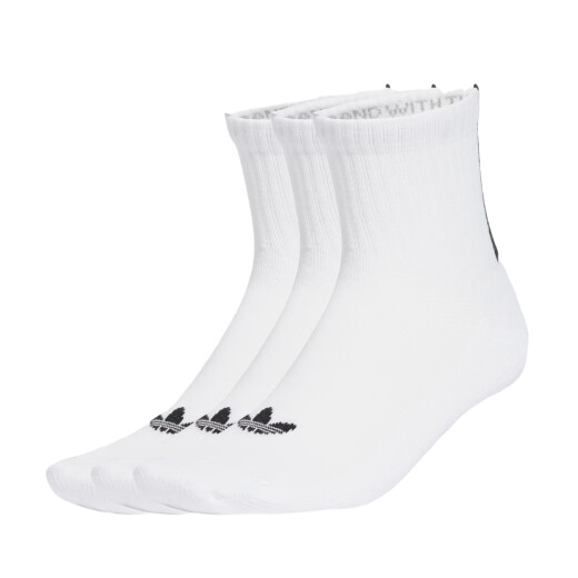 Medias Adidas 3S 1/4 Socks 3P - Blanco Medias Adidas 3S 1/4 Socks 3P - Blanco