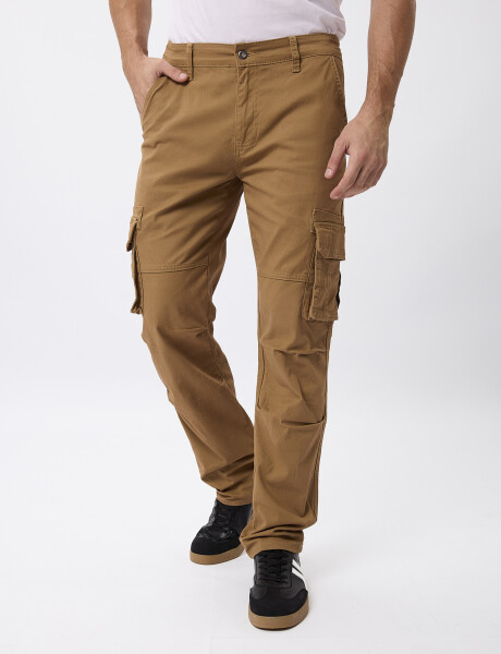 Pantalon cargo Ryder tostado