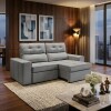 Sillón Cama Denton - 3 Cuerpos Gris