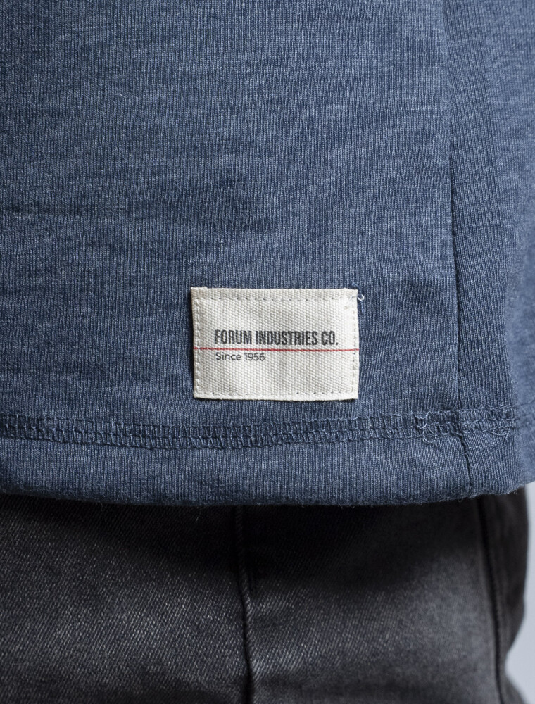 Remera Manga Larga Algodón Jean Melange