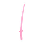 Espada Retractil De Plástico De 75 Cm De Largo Rosada