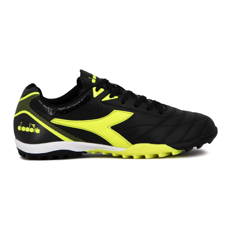 Diadora Futbol Tifosi TF Men - Negro-Amarillo Fluor Negro-Amarillo Fluo