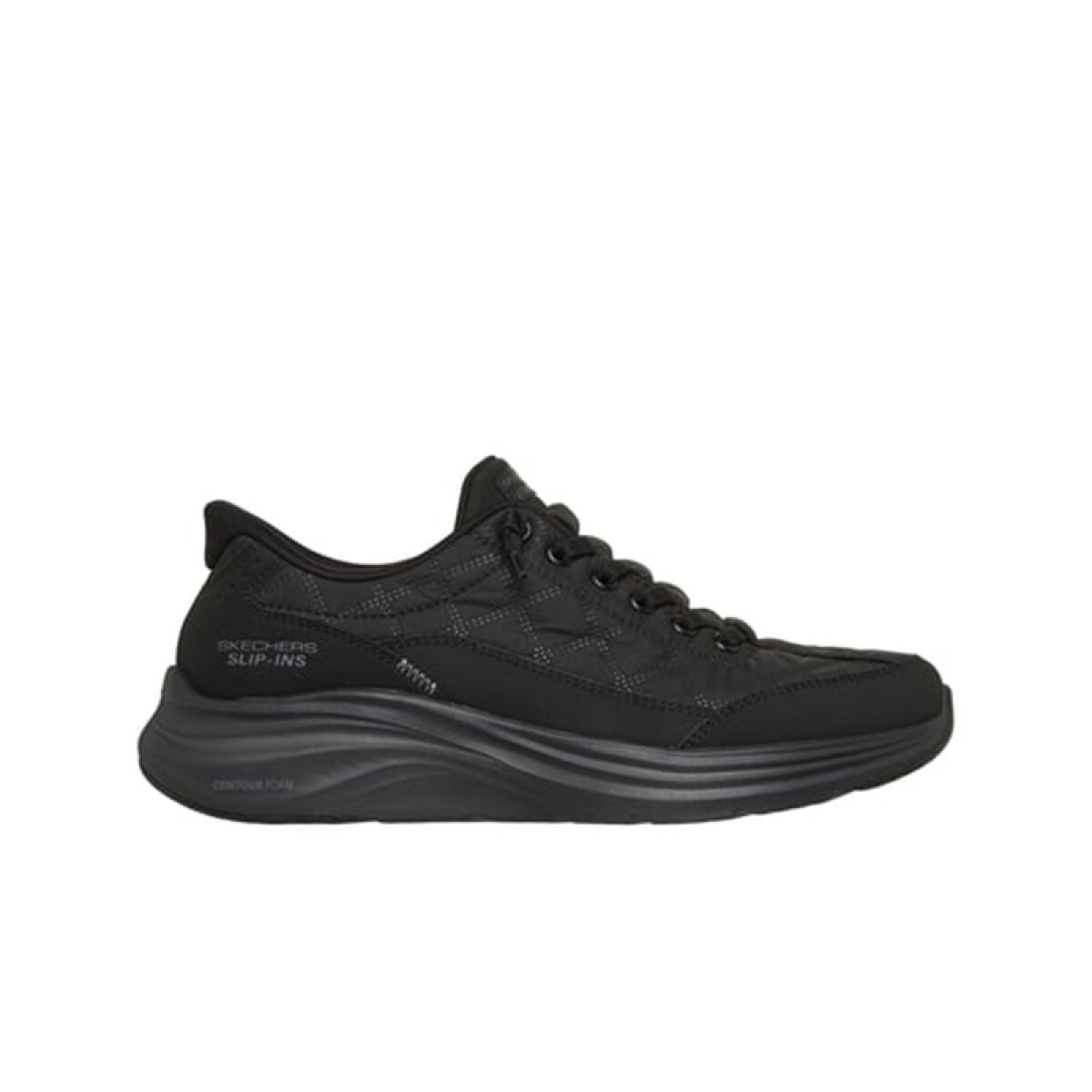 Championes Slip-Ins Contour Foam Cozy Fit - Negro 