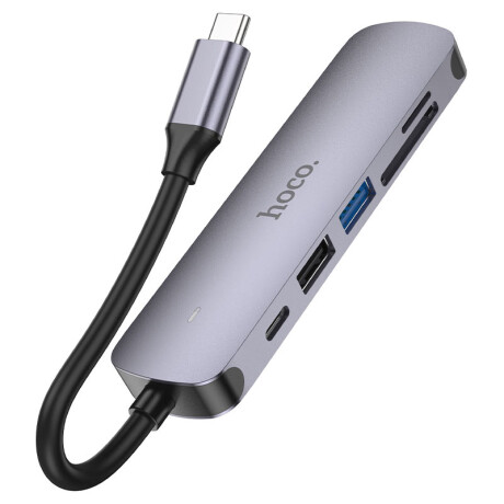 Hub Hoco Hb28 Usb-c A Hdmi/usb-a/sd/hdmi Metal G Hub Hoco Hb28 Usb-c A Hdmi/usb-a/sd/hdmi Metal G
