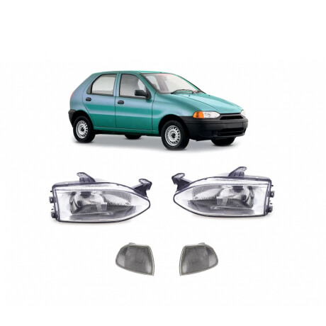 SEMIOPTICAS COMBO KIT OPTICAS Y SEÑALEROS PALIO 96/ SEMIOPTICAS COMBO KIT OPTICAS Y SEÑALEROS PALIO 96/
