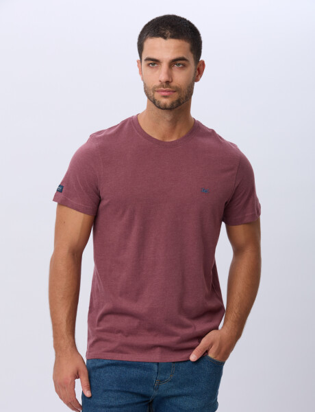 REMERA DE ALGODÓN Bordo