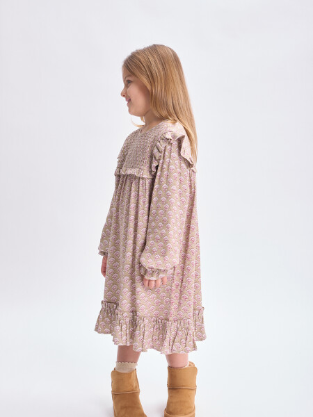 Vestido estampa boho Verde