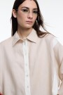 CAMISA TIRAS Beige