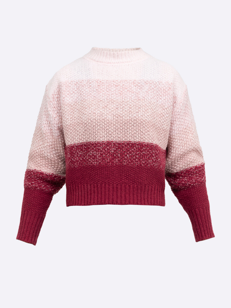 Sweater degradee - frambuesa 
