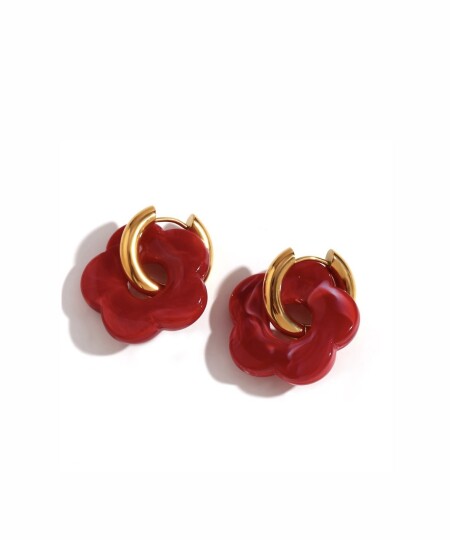 AROS FLOWER ROJO