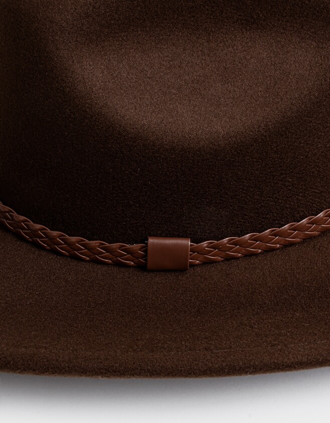 Sombreros Sombrero Suede Chocolate - Marron Chocolate