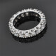 Anillo Sin Fin En Oro 18K Blanco Y Brillantes Anillo Sin Fin En Oro 18K Blanco Y Brillantes