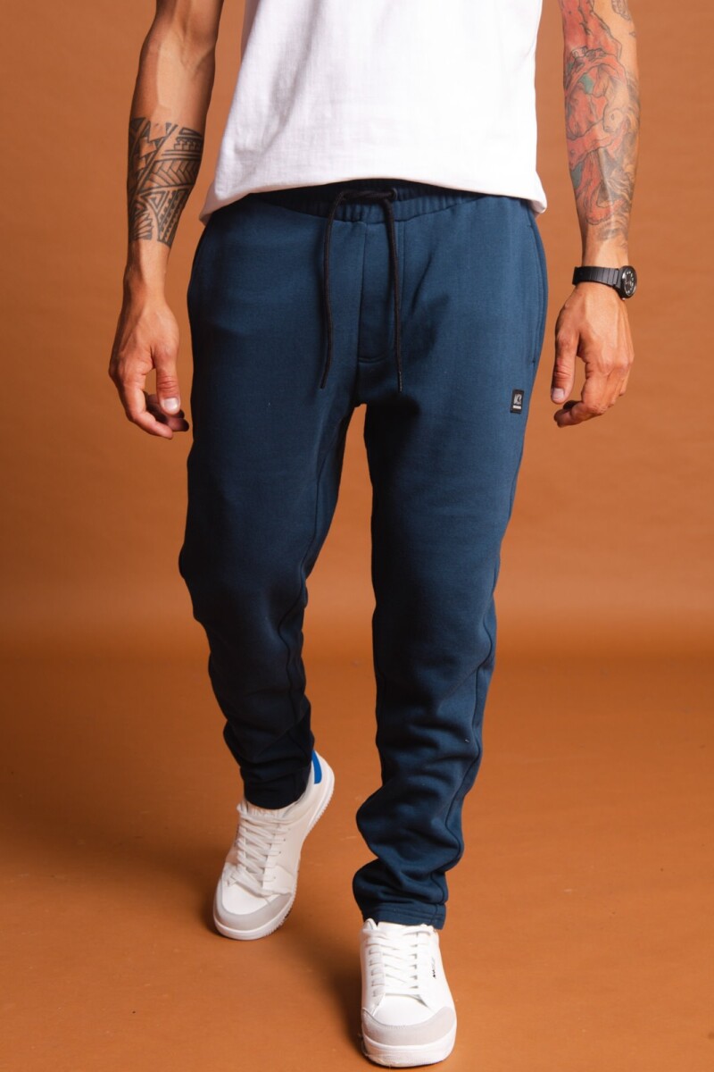 Pantalon de Hombre KristoBelga con puño COCONUT - Azul Piedra 