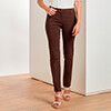 Pantalon Slim MARRON