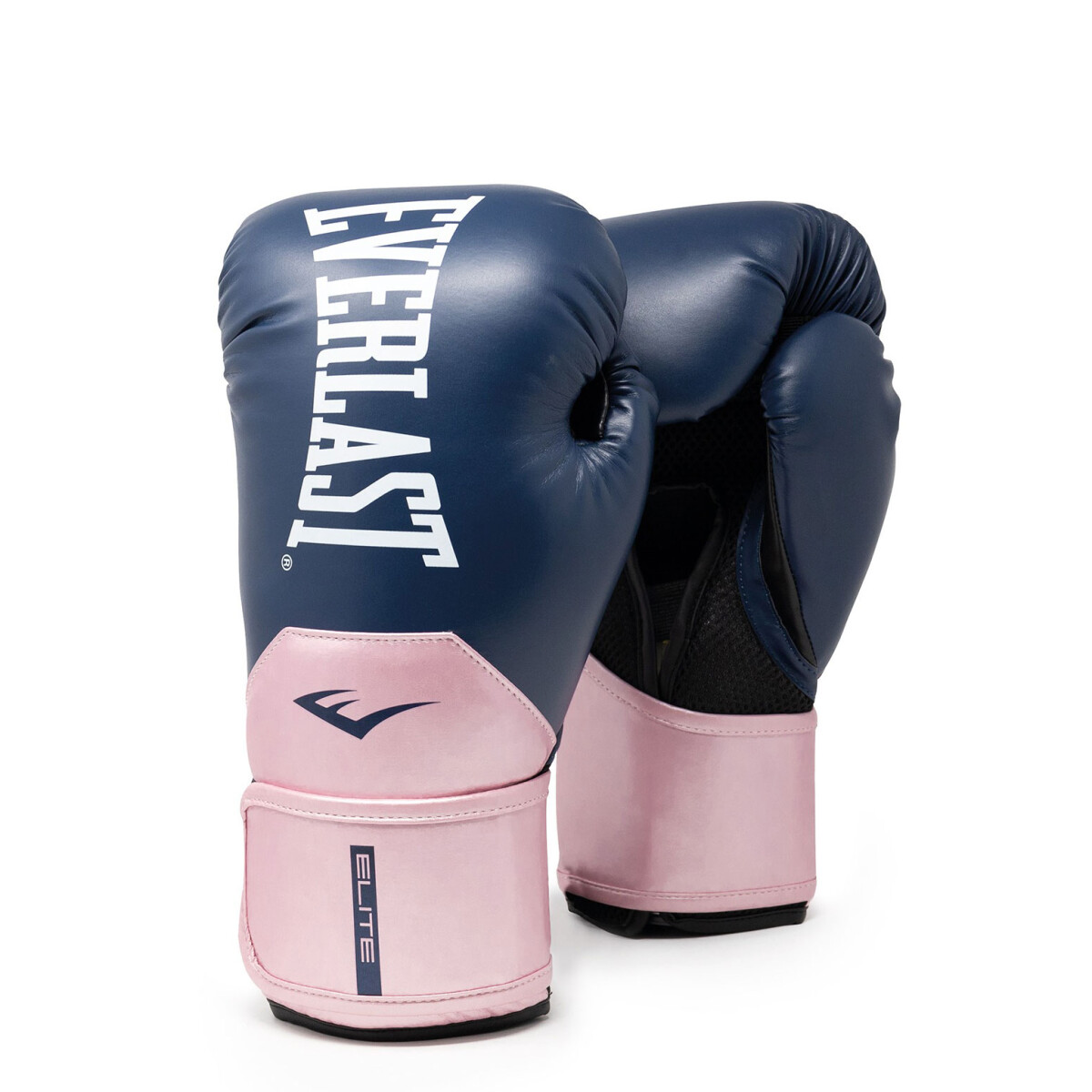 Guantes Everlast Boxeo Elite W - Azul Marino - Rosa 