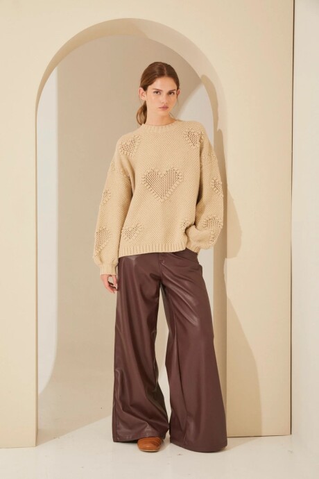 SWEATER BERRY BEIGE