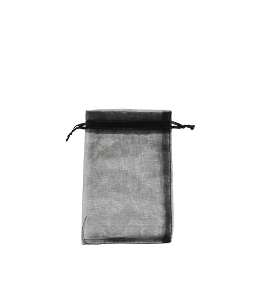 Bolsa organza 9x15 cm. NEGRO