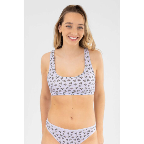 Soutien top kuromi Lilac