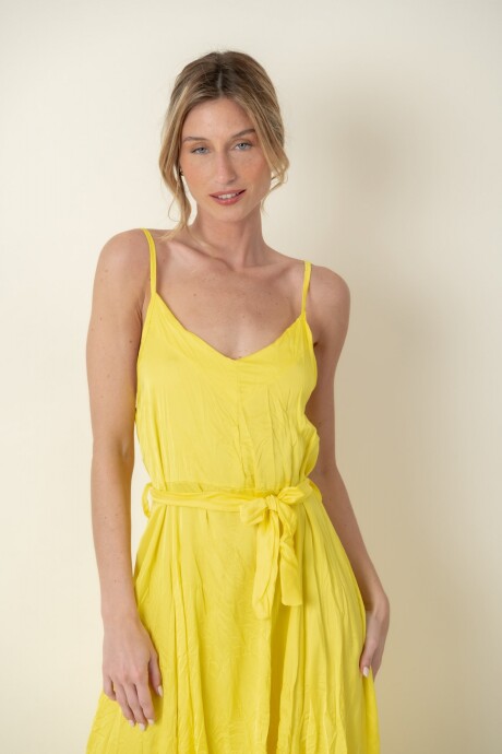 VESTIDO CACTUS Amarillo