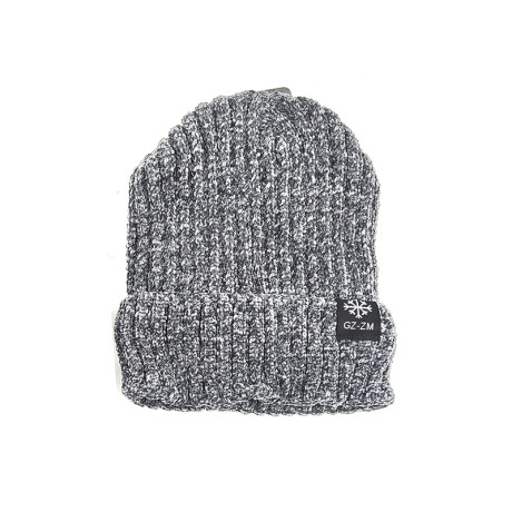 Gorro tejido morley con forro Color gris