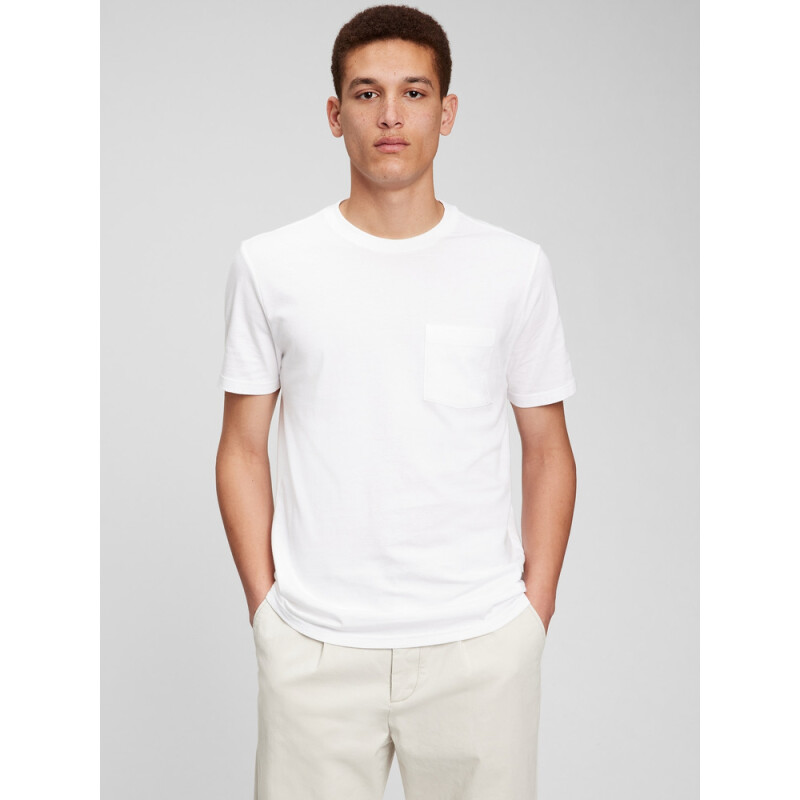 SS PKT T ORGANIC OPTIC WHITE