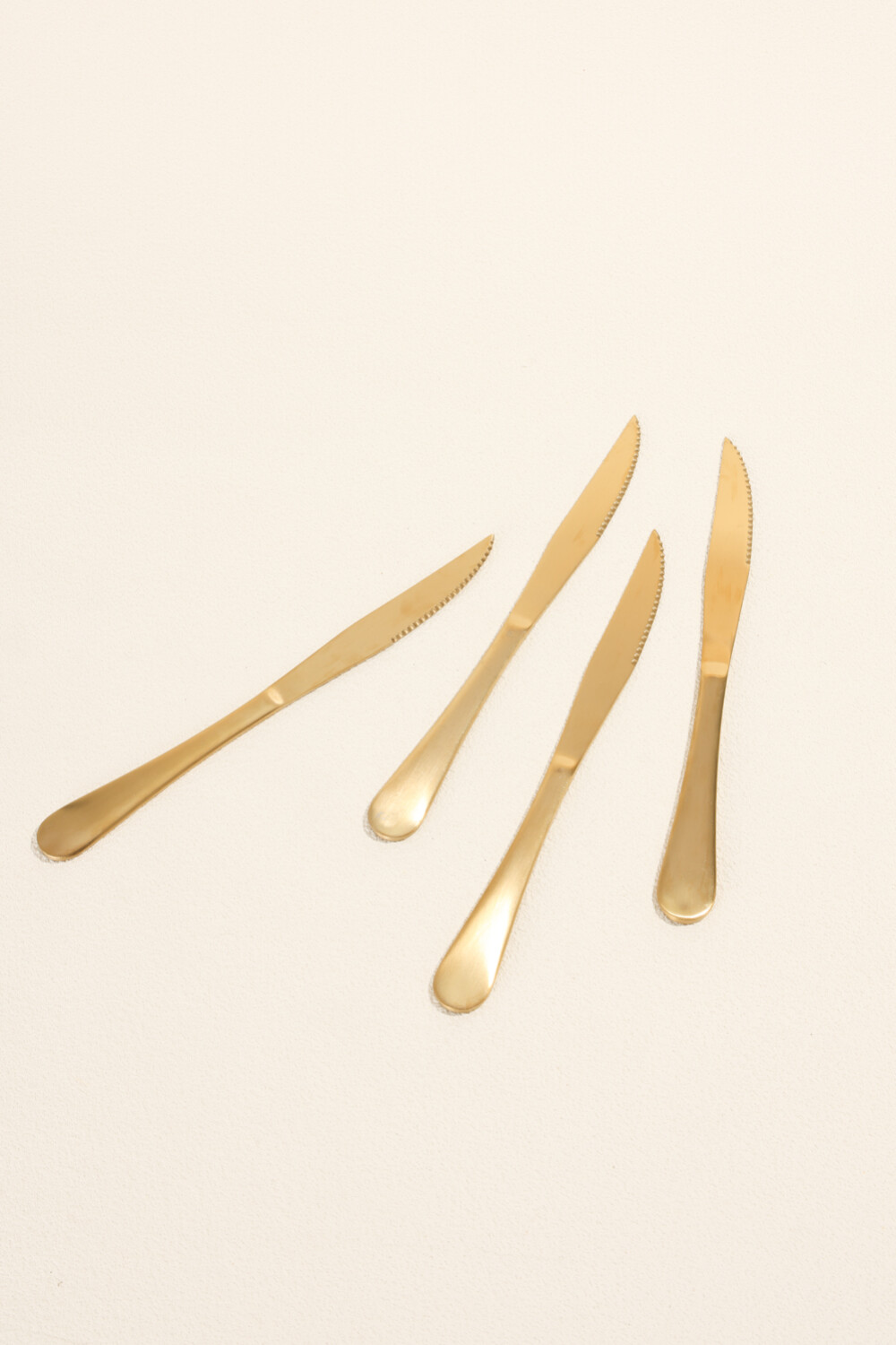 Cuchillo Olivo Set 4 Un. Dorado Color Unico