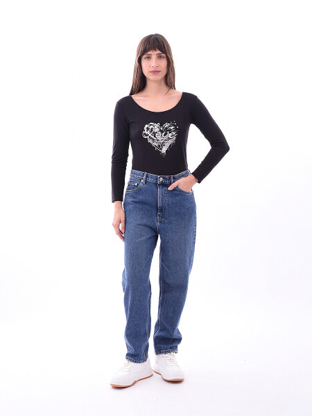 REMERA NEW YORK NEGRO