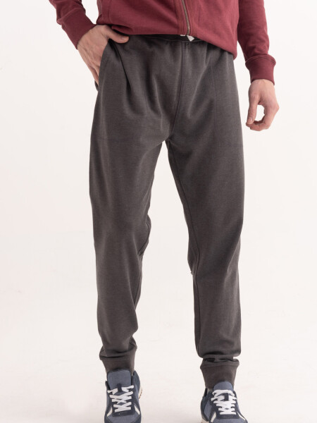 Pantalón deportivo con puño Gris Oscuro