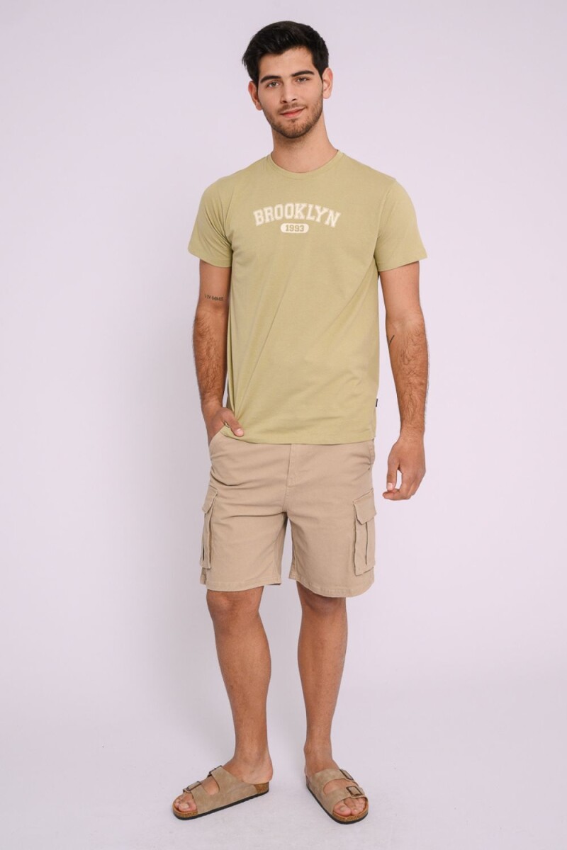 Remera estamapda Verde