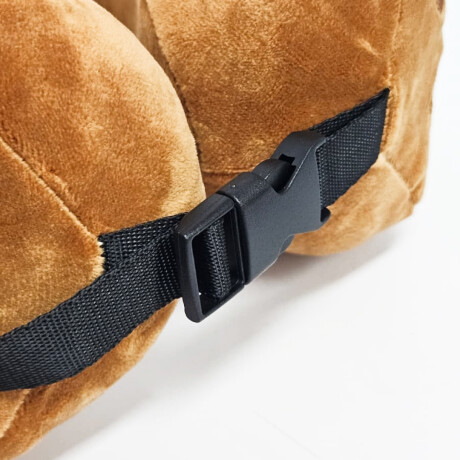 Almohada de viaje huellita gato Marron