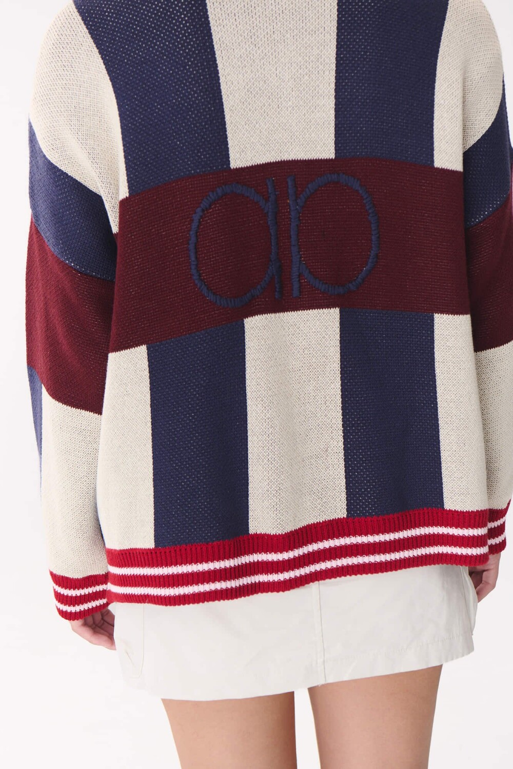 Cardigan Glory Print Azul