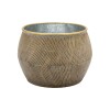 MACETERO METAL DORADO COMB MED Unica