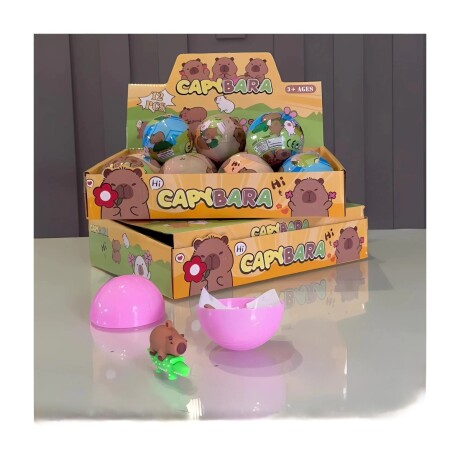 Muñeco Capibara Sorpresa Bola Misteriosa 001
