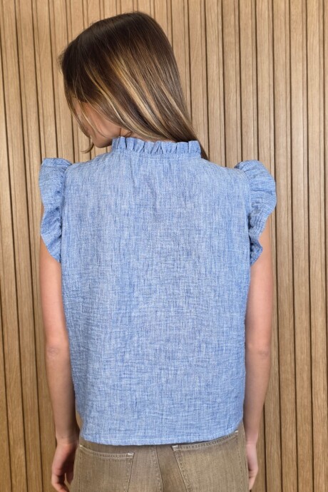 Musculosa Mojito Azul Melange