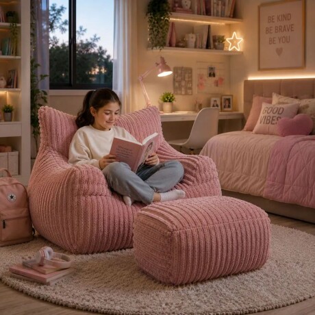 Sillon Infantil Cloudy Rosa