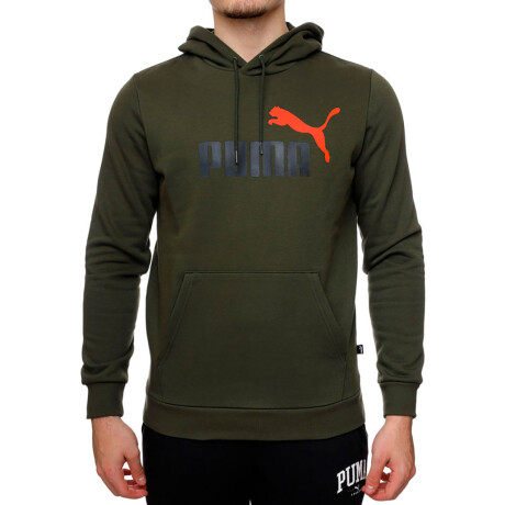 Canguro de Hombre Puma Essentials+ 2 Colores Logo Grande Verde Oscuro