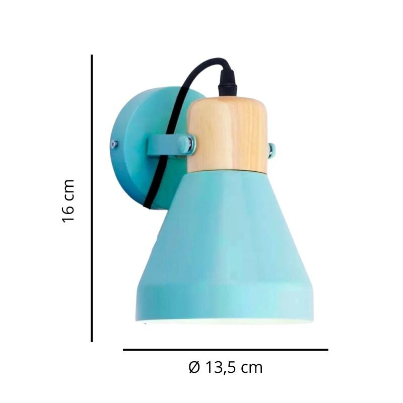 ARTEFACTO PARA PARED KIEV Luminaria de Pared Kiev Celeste