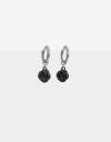 Aros Colgantes Cortos Special Price Aros Cortos Rosas Metal. - Dorado