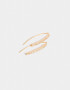 Aros Colgantes Largos Con strass Aros Colgantes Largos Con Strass - Dorado