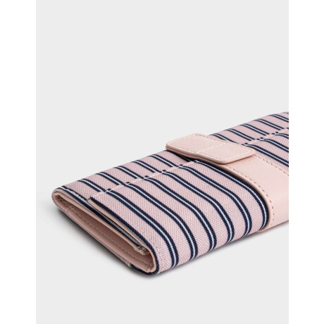 Billetera Fichero Rayado Estampado Rayas