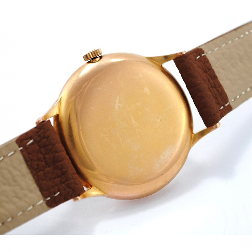 Omega Oro 18K Rosa 35 Mm Movimiento Manual Calibre R17.8 Sc. Año 1942 Omega Oro 18K Rosa 35 Mm Movimiento Manual Calibre R17.8 Sc. Año 1942